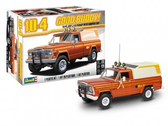 Revell 14568 Jeep J-10 pickup with camper 1:24