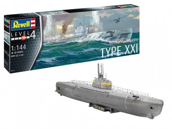 Revell 5177 German Submarine Type XXI 1:144