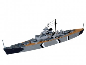 Revell 5668 First Diorama Set - Bismarck Battle 1:1200