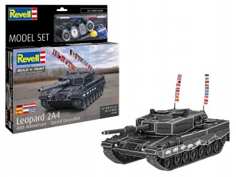Revell 63368 Model Set Leopard 2A4 - Special Decoration 40th An 1:35