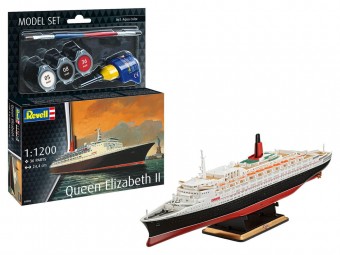 Revell 65806 Model Set Queen Elizabeth 2 1:1200