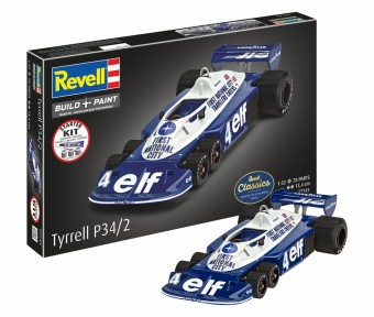 Revell 77741 Starter Kit Tyrrell P34/2 6-Wheeler 1:32