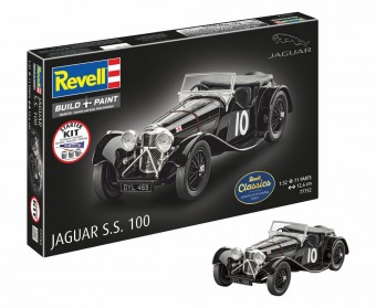 Revell 77752 Starter Kit Jaguar SS 100 1:32