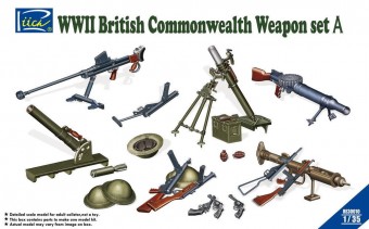 Riich Models RE30010 WWII British Commenwealth Weapon Set A 1:35