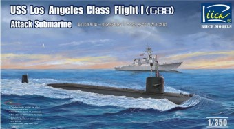 Riich Models RN28005 USS Los Angeles Class Flight I (688) Attack Submarine 1:350