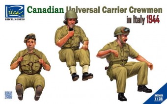Riich Models RV35029 Canadian Universal Carrier Crewmen in Italy 1944 1:35