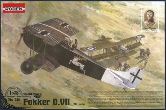 Roden 421 Fokker D.VII (Albatros built, early) Carl Degelow 1:48