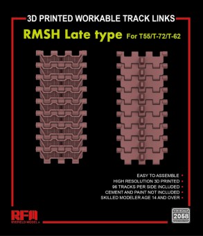 Rye Field Model 2058 Workable Track Links RMSH Late Type for T-55/72/62 1:35