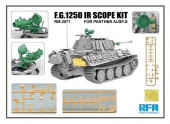 Rye Field Model 2071 F.G.1250 IR Scope Kit For Panther Ausf.G 1:35