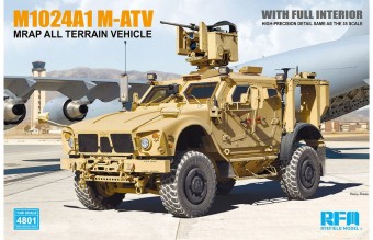 Rye Field Model 4801 M1240A1 M-ATV MRAP All Terrain Vehicle 1:48