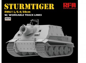 Rye Field Model 5035 Sturmtiger w/workable track links 1:35