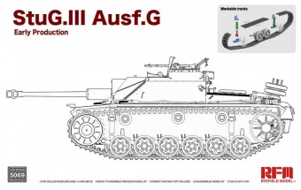 Rye Field Model 5069 StuG. III Ausf. G Early Production with workable track links 1:35