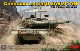 Rye Field Model 5076 Canadian LEOPARD 2A6M CAN with workable track links 1:35