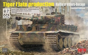 Rye Field Model 5101 Tiger I Late Production Battle of Villers-Bocage Limited Edition 1:35