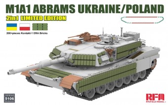 Rye Field Model 5106 M1A1 Abrams Ukraine / Poland 2 in 1 Limited Edition 1:35
