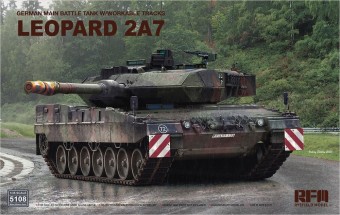 Rye Field Model 5108 German Main Battle Tank w/Workable Tracks Leopard 2A7 1:35