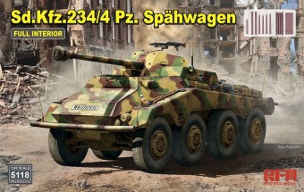 Rye Field Model 5118 1:35 Sd.Kfz. 234/4 Pz.Spahwagen with Full Interior