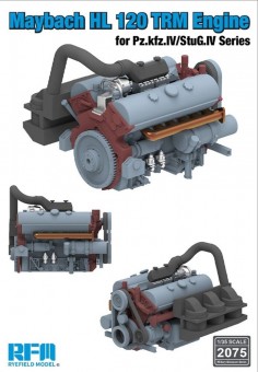 Rye Field Model RFM2075 Maybach HL 120 TRM Engine for Pz.Kpfw.IV / StuG.IV Series 1:35