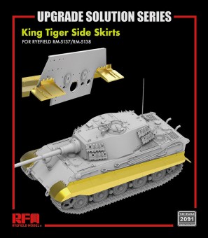 Rye Field Model RFM2091 King Tiger Side Skirts 1:35