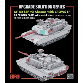 Rye Field Model RFM2113 M1A2 SEP v2 Abrams with CROWS LP Upgrade Solution Series 1:35