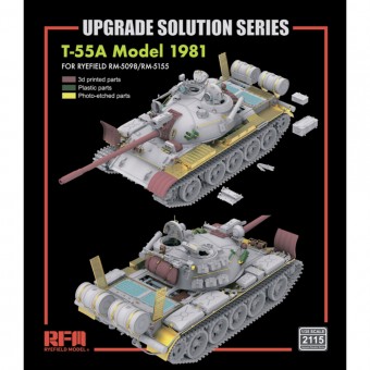 Rye Field Model RFM2115 T-55A Model 1981 Upgrade Solution Series 1:35