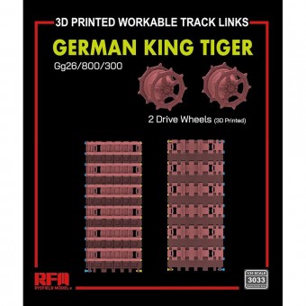 Rye Field Model RFM3033 German King Tiger GG26/800/300 1:35