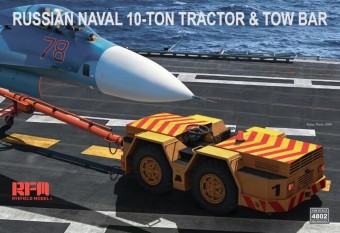 Rye Field Model RFM4802 Russian Naval 10-Ton Tractor & Tow Bar 1:48