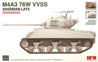 Rye Field Model RFM5133 M4A3 76W VVSS Sherman Late Upgrade Version 1:35