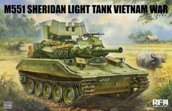 Rye Field Model RFM5142 M551 Sheridan Light Tank Vietnam War 1:35