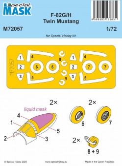 Special Hobby 100-M72057 F-82G/H Twin Mustang Mask 1:72