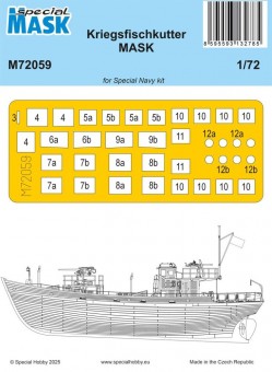 Special Hobby 100-M72059 Kriegsfischkutter MASK 1:72