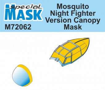 Special Hobby 100-M72062 Mosquito NF Version Canopy Mask 1:72