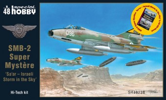 Special Hobby 100-SH48238 B SMB-2 Super Mystere 'Sa'ar - Israeli Storm in the Sky' 1/48 Kit+Book 1:48