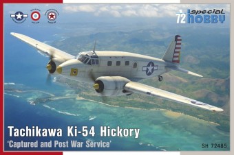 Special Hobby 100-SH72485 Tachikawa Ki-54 Hickory ‘Captured and Post War Service’  1:72
