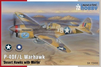 Special Hobby 100-SH72493 P-40F/L Warhawk 'Desert Hawks with Merlin' 1:72