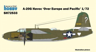 Special Hobby 100-SH72533 A-20G Havoc 'Over Europe and Pacific' 1:72