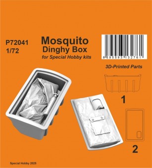 Special Hobby 129-P72041 Mosquito Dinghy Box for Special Hobby kits 1:72