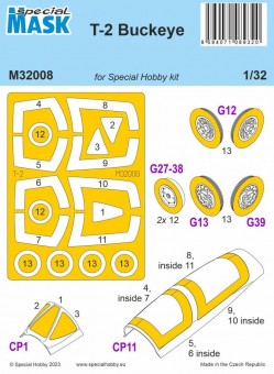 Special Hobby M32008 T-2 Buckeye MASK 1:32