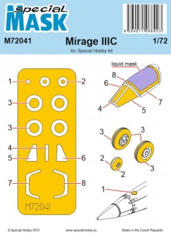 Special Hobby M72041 Mirage IIIC MASK 1:72