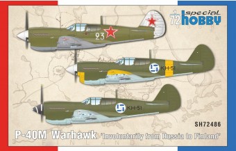 Special Hobby SH72486 P-40M Warhawk 'Involuntarily from Russia to Finland' 1/72