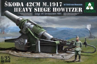 Takom TAK2018 Skoda 42cm M.1917 Heavy Siege Howitzer w 1:35