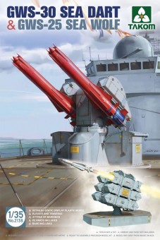 Takom TAK2138 GWS-30 SEA DART & GWS-25 SEA WOLF 1:35