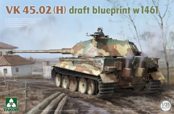 Takom TAK2191 VK 45.02 (H) Draft Blueprint w 1461 1:35