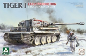 Takom TAK2196 TIGER I EARLY-PRODUCTION Sd.Kfz.181 Pz.Kpfw.VI Ausf.E 1:35