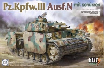 Takom TAK8005 Pz.Kpfw.III Ausf.N with Schurzen 1:35