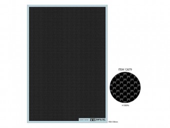 TAMIYA 12679 Carbon Pattern Decal (Plain Weave/Fine)