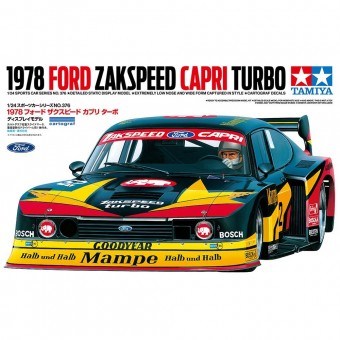 Tamiya 24376 1:24 1978 Ford Zakspeed Capri Turbo - 1 figure