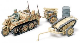 TAMIYA 32502 1:48 Kettenkraftrad Infantry Cart & Goliath Demolition Vehicle