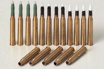Tamiya 35173 1:35 Panther Brass 75mm Projectiles