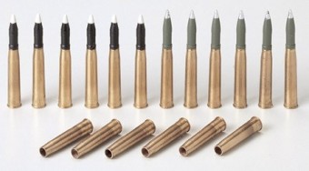 TAMIYA 35182 1:35 Pz.Kpfw. IV Brass 75mm Projectiles (75mm KwK 40 L/48)